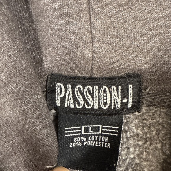 SWEATSHIRT HOODED Estes Park Colorado Rocky Unisex LARGE‎ Full Zip Grey Pocket - Picture 4 of 11